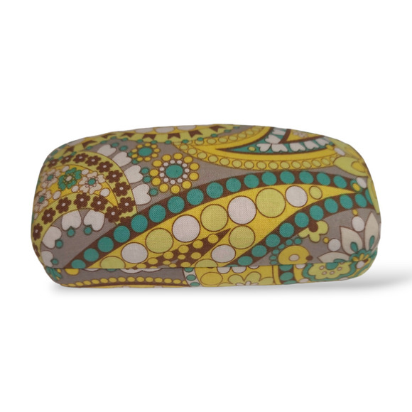 Vera Bradley Lemon Parfait Glasses Hard Clamshell Case Retired Pattern - Picture 1 of 9